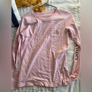 Pink vineyards vines top